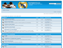 Tablet Screenshot of forum.realmadrid-fr.com